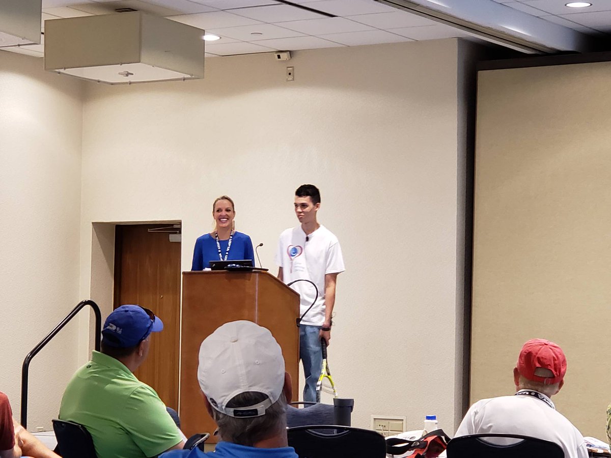 rspafl's tweet photo. Tennis: A Therapeutic Sport for Individuals with Autism - Lisa Pugliese @LSAAutismTennis 
#fldivconv18 #getyour6 https://t.co/GueVQ31lKQ