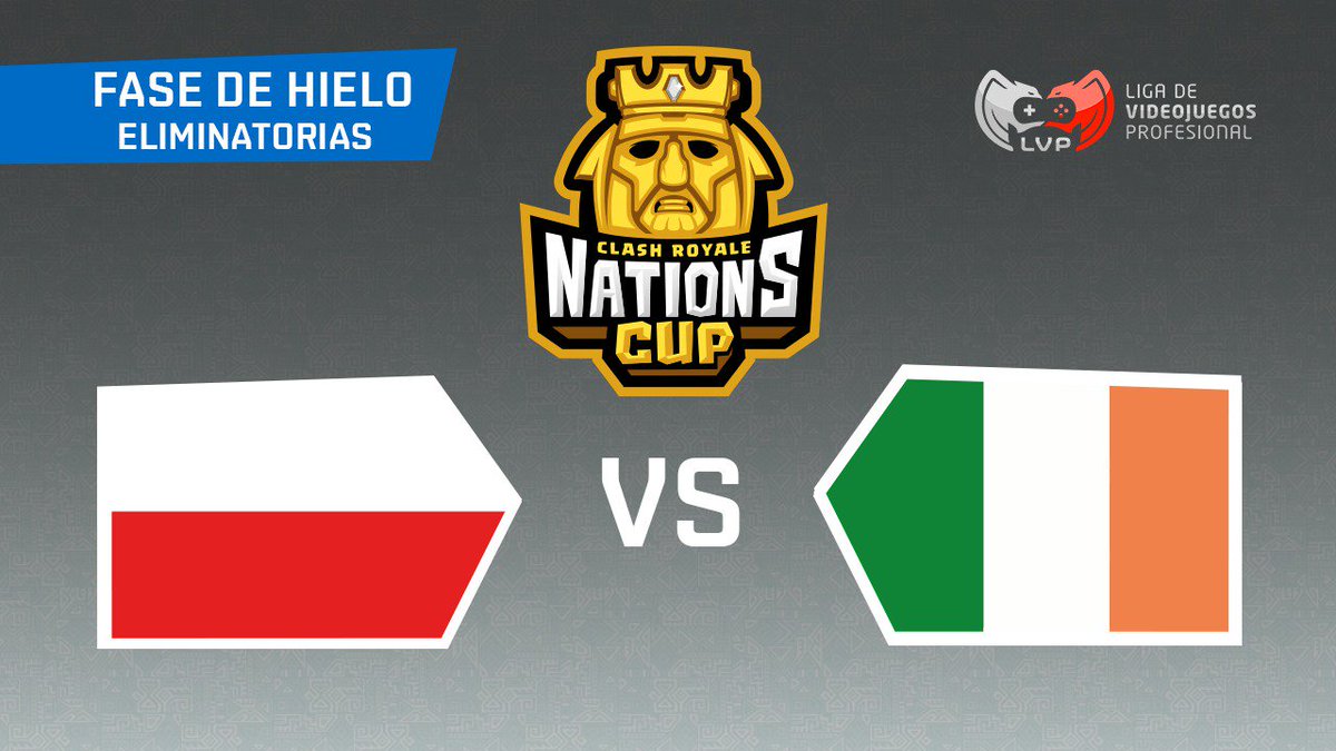 TheGameHuntah's tweet photo. 🔴 EN VIVO

Continua la @CRNationsCupES con un duelo por el grupo 1 de Europeos !
Del mismo grupo de @clashroyaleSE

Polonia 🇵🇱 vs Irlanda 🇮🇪

Stream:
 https://t.co/naECNak66t
 https://t.co/LnYTJBWsgs https://t.co/Gkwy1ZlXb7
