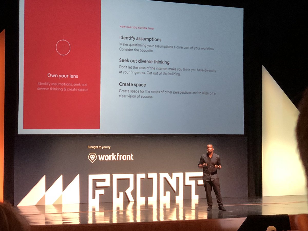 andhedesigns's tweet photo. #frontutah How can we design more inclusively?  Embrace different opinion and challenge assumptions. Great thoughts here @benjamineevans https://t.co/0Rl6aWv4E8