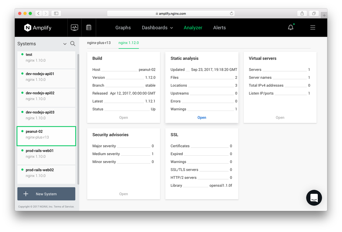 nginxorg's tweet image. Check your NGINX version, config, and more — and keep it up to date with NGINX Amplify! amplify.nginx.com