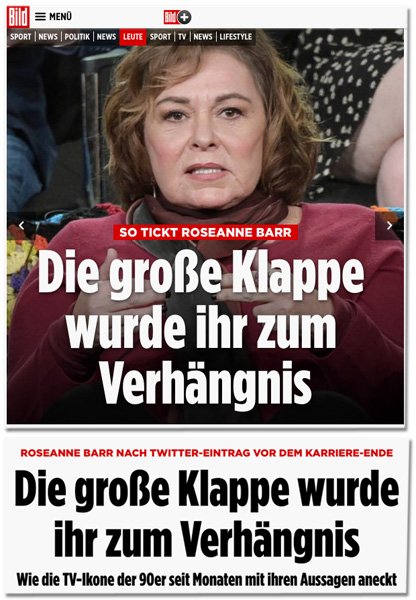 Nein, <a href="/BILD/">BILD</a>.de, rassistischen Müll zu twittern hat überhaupt nichts mit "großer Klappe" oder "anecken" zu tun. Was soll die Verharmlosung?
(Danke an <a href="/bonanzarad/">(((Schemel)))🦩</a>!)