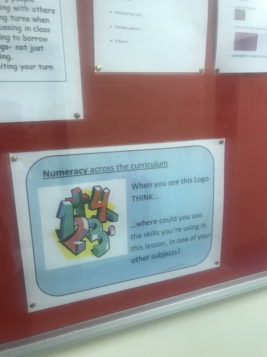 chs_maths1's tweet image. P.E Department highlighting transferable Numeracy skills in their curriculum @CHS_PhysicalEd #numeracyacrosslearning