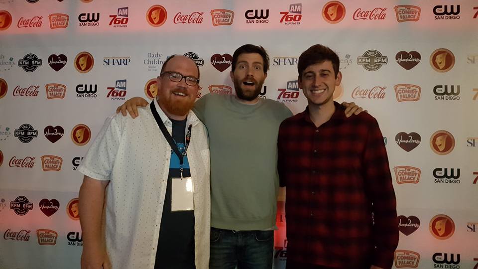 Congrats to <a href="/NathanHults/">Nathan Hults</a> <a href="/BscottKell/">Brandon Scott Keller</a> &amp; <a href="/J0NZucker/">Jon Zucker</a> for advancing to the semifinals on Saturday June 2nd. For more details visit: sandiegocomedyfest.com #sdcf #sdcf2018