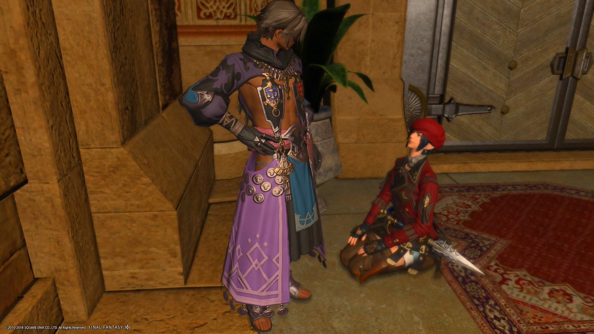 Trisky Fultima Blog Entry 恥ずかしい服のために不滅隊ヘ Final Fantasy Xiv The Lodestone