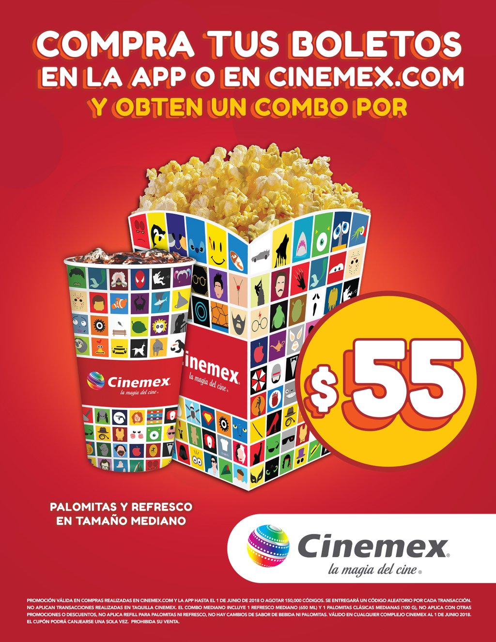 Compartir 95+ imagen combo cumpleaños cinemex Viaterra.mx