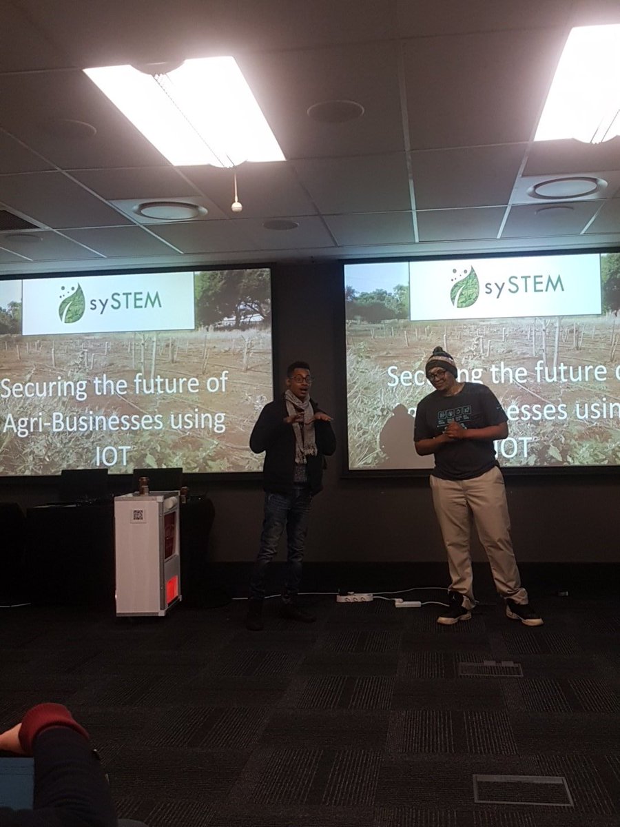 SqwidNet's tweet photo. Securing the business of farming using #IoT @MoringaBWest. Young people innovating the farming industry. #IoTEP https://t.co/eITY5TP9WW