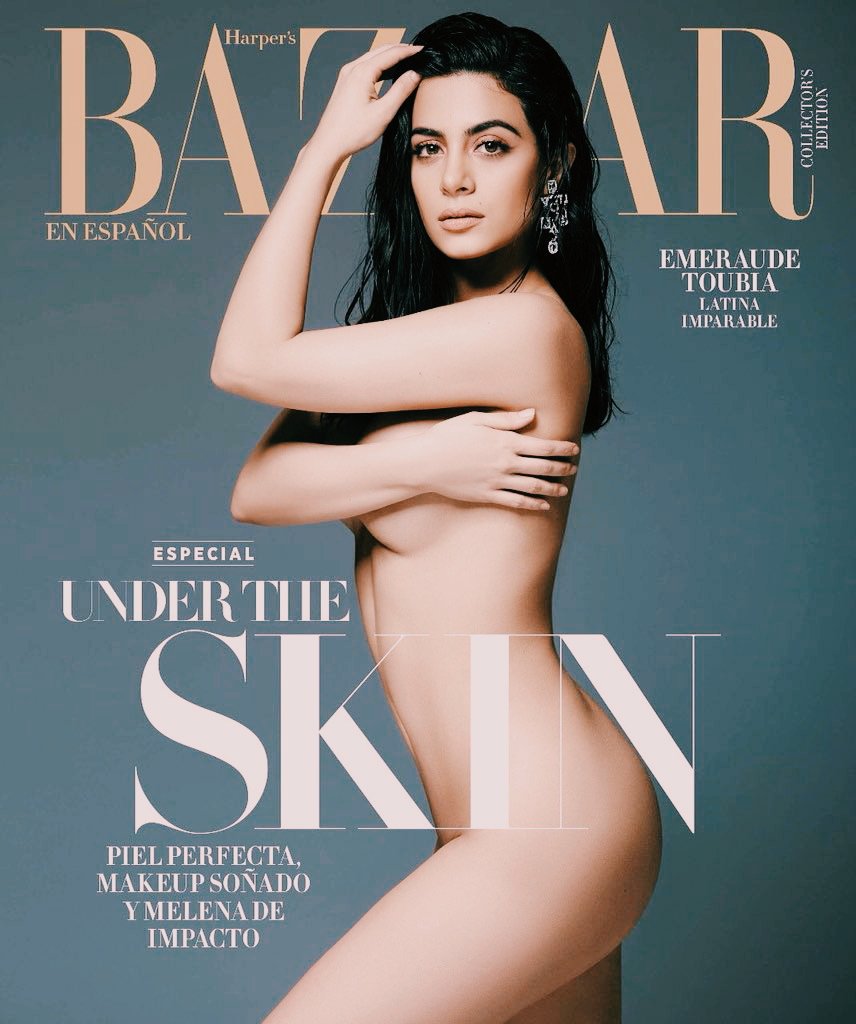 ShBadPost's tweet image. 📸 | @EmeraudeToubia on the cover of @harpersbazaarus en Espanol Collectors Edition 🔥