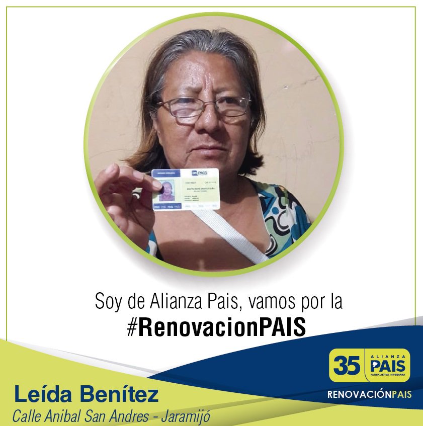 manucomacias's tweet photo. Somos militantes! Somos Revolución! ¡Vamos juntos por la #RenovacionPais! Este 2 de junio tenemos nuestra #ConvenciónAPManabí @Lenin @ricardozampais @JosRHerreraF1 @ApManabi35 @35PAIS @PaulGranda @AlfredoOrtizEc @tarquiresurge @RobertoSalazarB https://t.co/Zg06UTZVTf