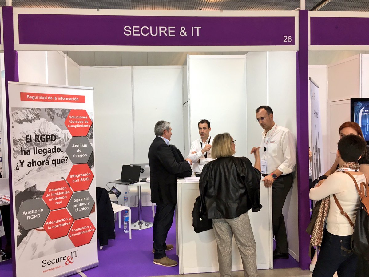 Secure_and_IT's tweet photo. A punto de acabar @securityforumES, queremos agradecer la visita a todos los que han asistido. ¡Ha sido un placer! Aprovechamos para dejaros un resumen en imágenes de nuestro paso por el congreso. #securityforumbcn #ciberseguridad https://t.co/fSu3pp98xl