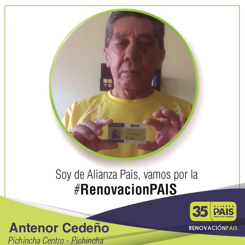 manucomacias's tweet photo. Somos militantes! Somos Revolución! ¡Vamos juntos por la #RenovacionPais! Este 2 de junio tenemos nuestra #ConvenciónAPManabí @Lenin @ricardozampais @JosRHerreraF1 @ApManabi35 @35PAIS @PaulGranda @AlfredoOrtizEc @tarquiresurge @RobertoSalazarB https://t.co/FbYcsw633Z