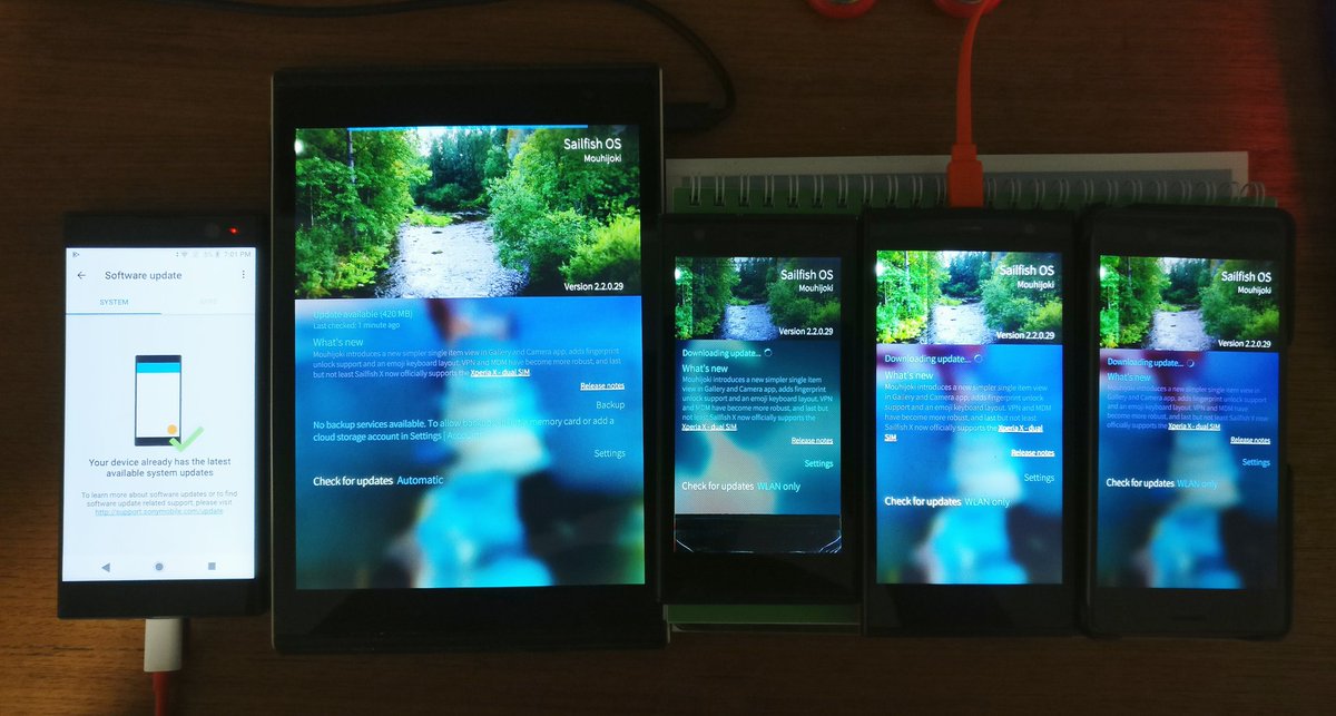 0lpeh's tweet photo. It's update time again ๐
Sony Xperia XA2 is still waiting to join the club
#SailfishOS #JollaTablet #JollaC #Jolla1 #XperiaX #sailfishx #jolla #XperiaXA2 https://t.co/113u5JTBLo
