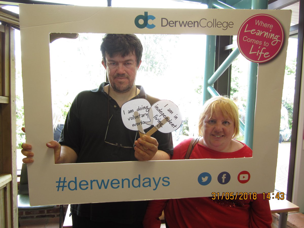 #selfies from the fete today - great to catch up with former students about their #derwendays and life after @DerwenCollege #independentliving #supportedindependentlving #paidemployment #voluntarywork