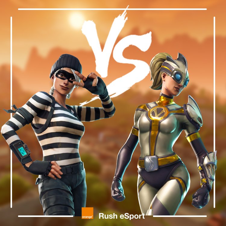 RushEsport's tweet photo. Les prochains skins #FortniteBR ont été dataminés !

Alors, plutôt cambrioleuse ou super-héros ? 😏 https://t.co/HHsuFiXPhQ