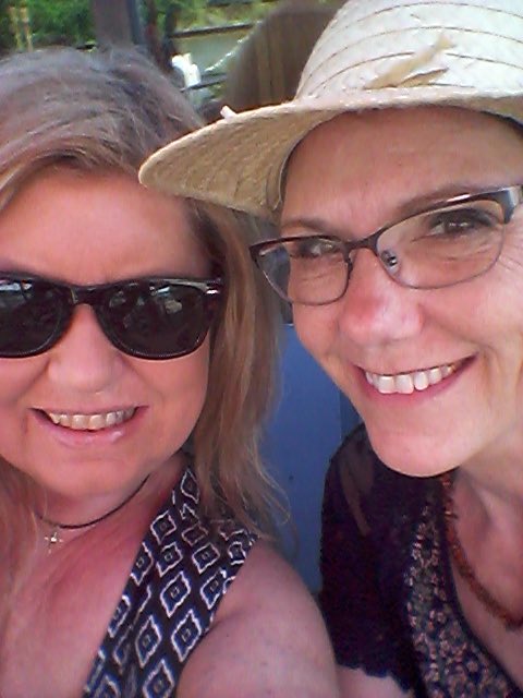 Bloody Mary’s on the deck of the American Legion in Hastings with my friend. Beautiful place right on the river 💗