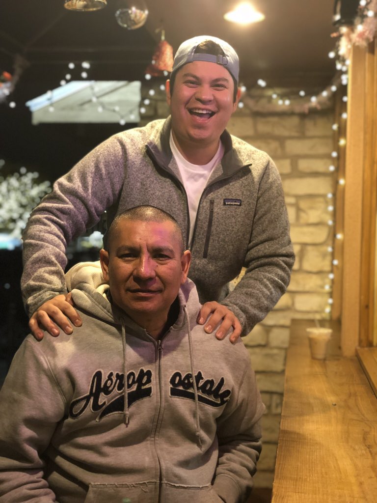 ATXDavidP's tweet photo. Today is my Dads BDay. I cried a little bit bc I couldn’t be there to celebrate. He was diagnosed w Parkinson’s late last year. I feel guilty bc I don’t know how many more Bdays I will have w him before he gets worse. He’s done so much in his life to get me where I am. #HBDPapi https://t.co/eeOAIhy1kh