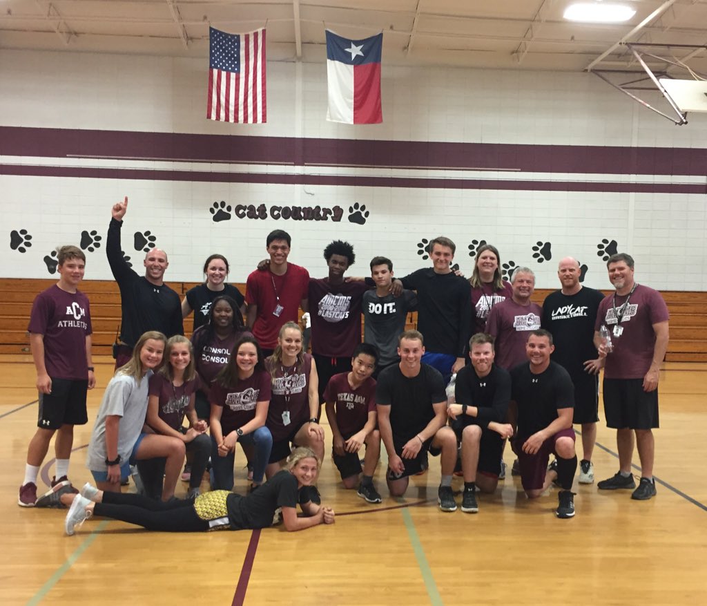 AMCMSBobcats's tweet photo. Retweeted Coach Harding (@coach_harding_):
Best end of the school year ever! Faculty win 37-32 but a great game by all. I’m going to miss this group of kids that I’ve had the past two years! #AMCMS #BeTheSpark @AMCMSCatPRIDE https://t.co/chjX7jopkX
