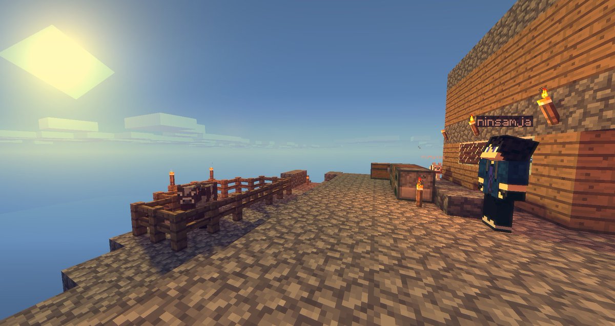 radiul_'s tweet image. Never look into the sun. ninsamja can though. #minecraftshaders #Minecraft