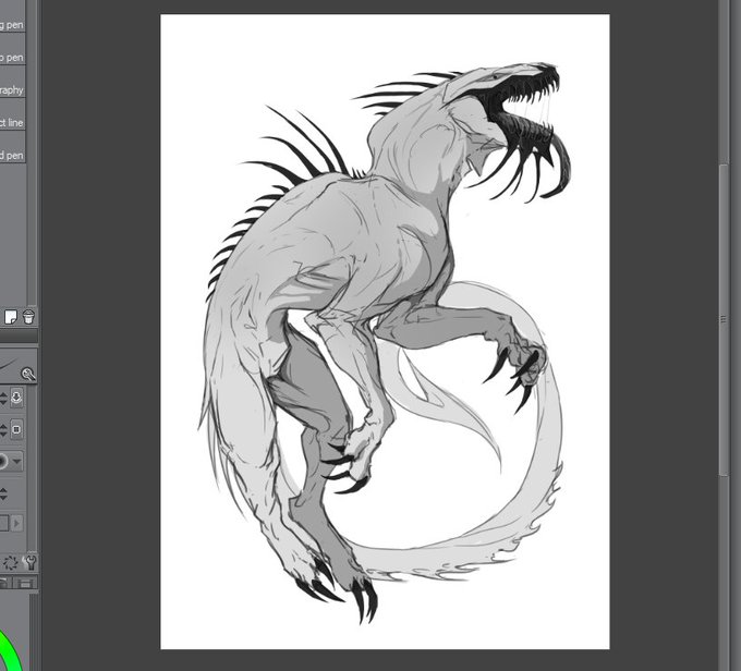 sketchcomm for my buddy ravenlog over on deviantart. getting to draw their critters is always an honor 