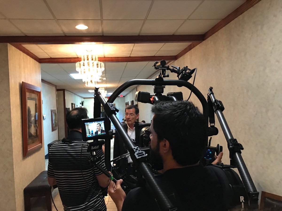 #BTS with <a href="/SenJohnBarrasso/">Sen. John Barrasso</a> at the #MTEnergySummit