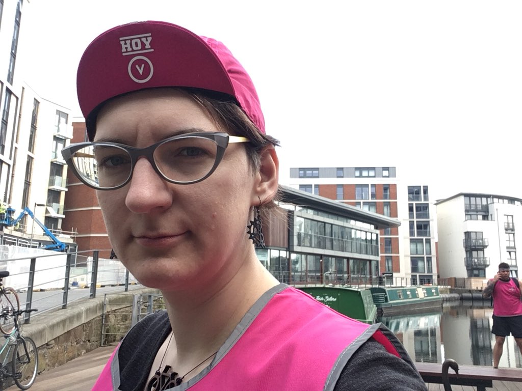KnitBikeNom's tweet photo. Made it home. Well, Leith is at least downhill from here. #Recycle2 Last 15 miles physically and emotionally exhausting. https://t.co/wLrXTplrJv