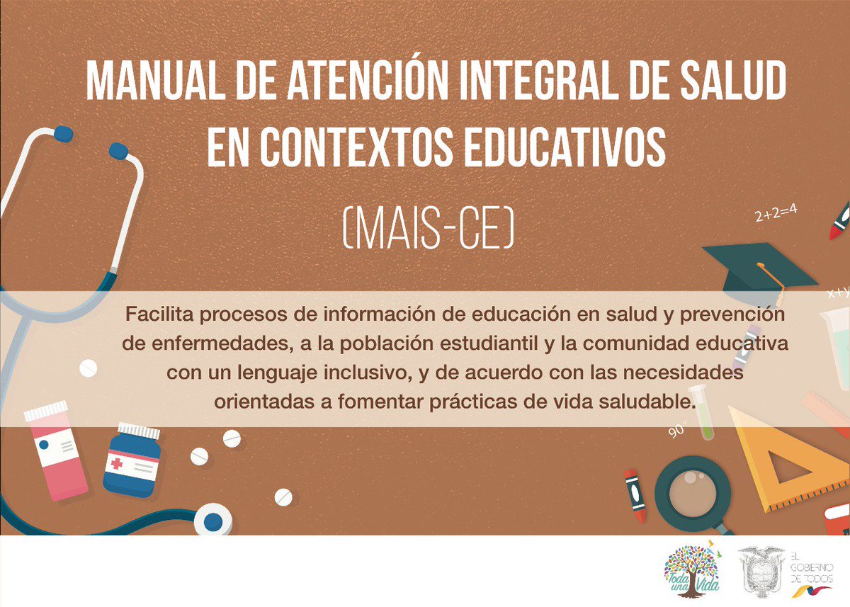 Salud_Loja's tweet photo. El MAIS-CE será utilizado en todas las instituciones educativas a nivel nacional, así como en todos los establecimientos de salud del Ministerio de Salud Pública. | #SaludEnLasAulas https://t.co/dNlwb59hRy