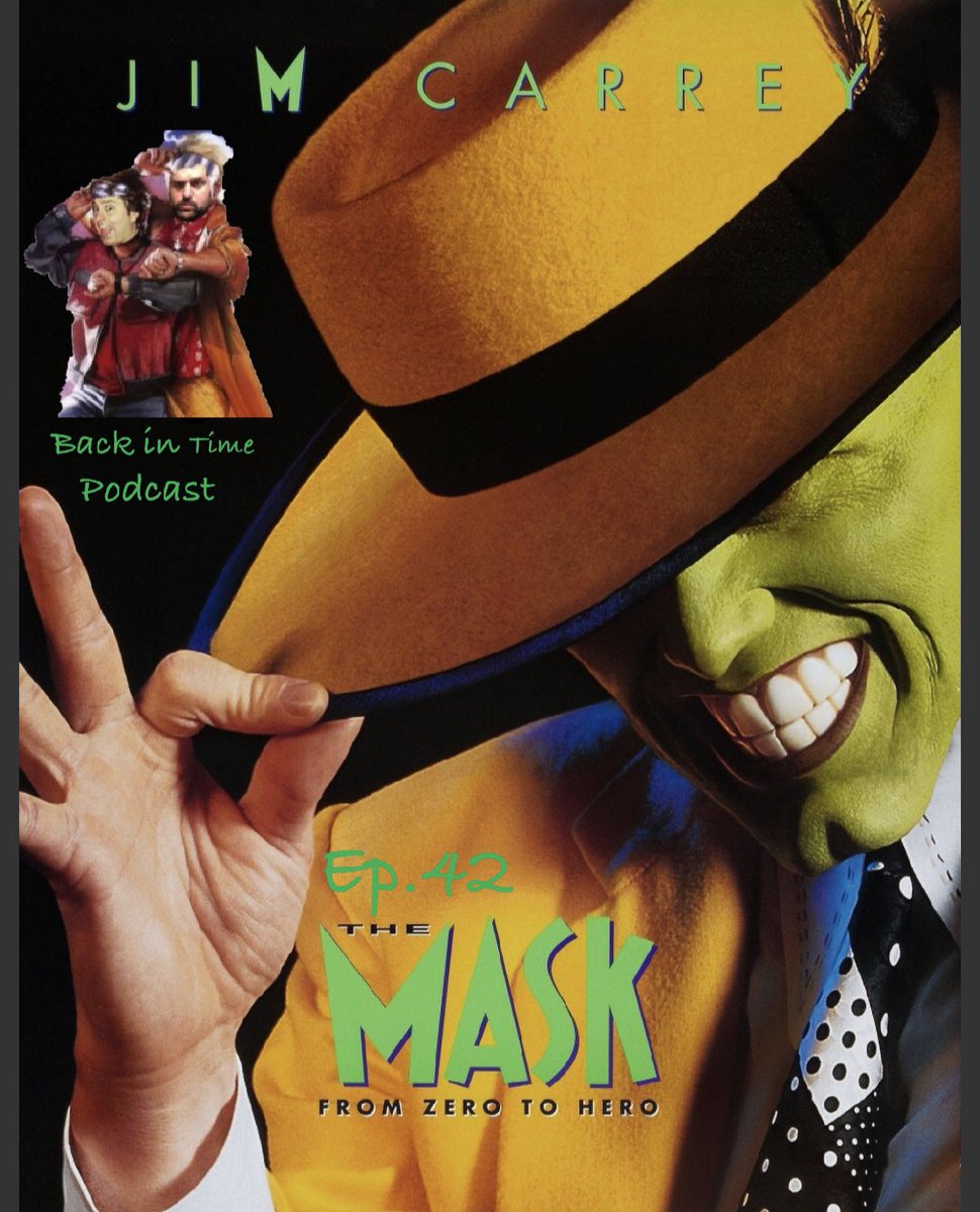 Backintimepod's tweet photo. *All New* full ep #42 of the Mask now up! Link in bio ☝🏻👇🏻please Retweet to help us spread the word. #podcasts #PodernFamily #comedy #JimCarrey @Kautrey67 https://t.co/ujFFdkYpj1