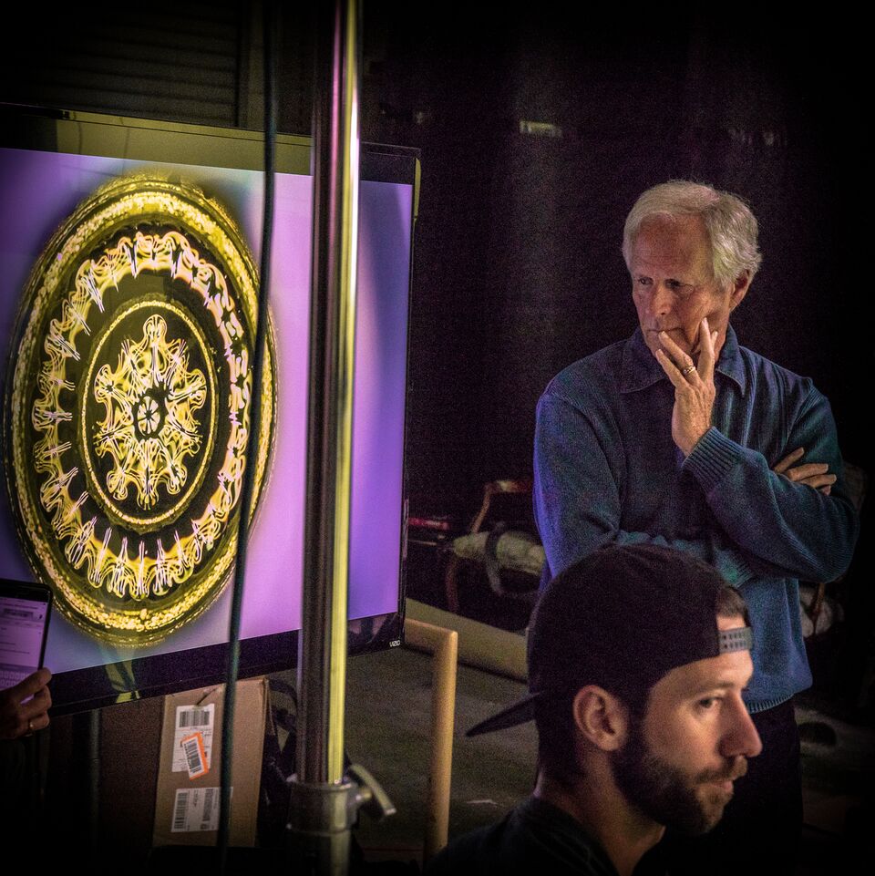 ThriveMovement's tweet photo. From a magical day in the green screen studio shooting Deva Premal and Manose toning matter into gorgeous “Cymatics” geometries for Thrive II https://t.co/WURwBdYZY3