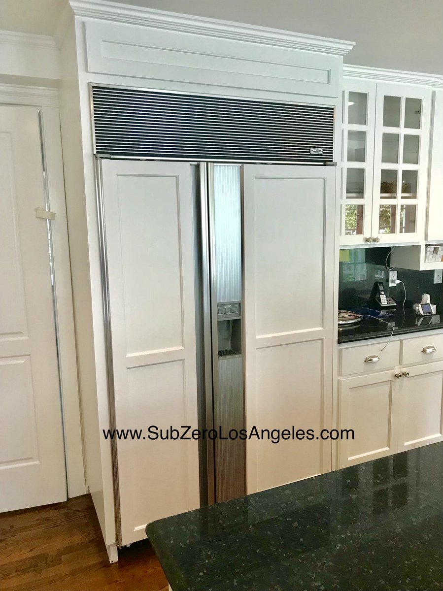 SubZeroService's tweet image. #SubZeroRefrigerator 690 model successfully repaired by us in #PacificPalisades
#Freezer evaporator fan motor has been replaced, draining issue and water leak are fixed. 
Same or next day #SubZeroRepair and service in your LA area: (310) 751-0414

#subzerowolf #beverlyhills