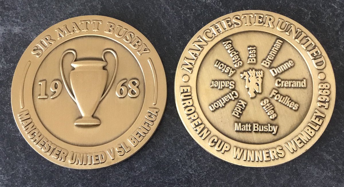 United Champions Of Europe 1968 50th Anniversary Medal/Coin
JUST £5.99 Inc FREE UK POSTAGE - Double Sided
thebadgemanltd.co.uk or pay direct to paypal using the link
paypal.me/THEBADGEMANLIM…
#1968 #50thanniversary #sirmatt