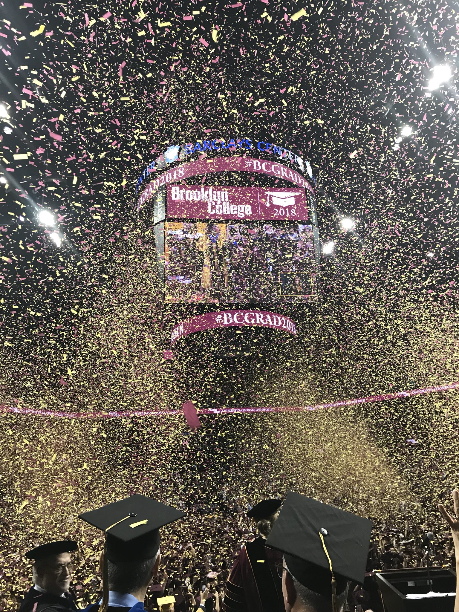 BCGrad2018 Brooklyn College Commencement / Twitter