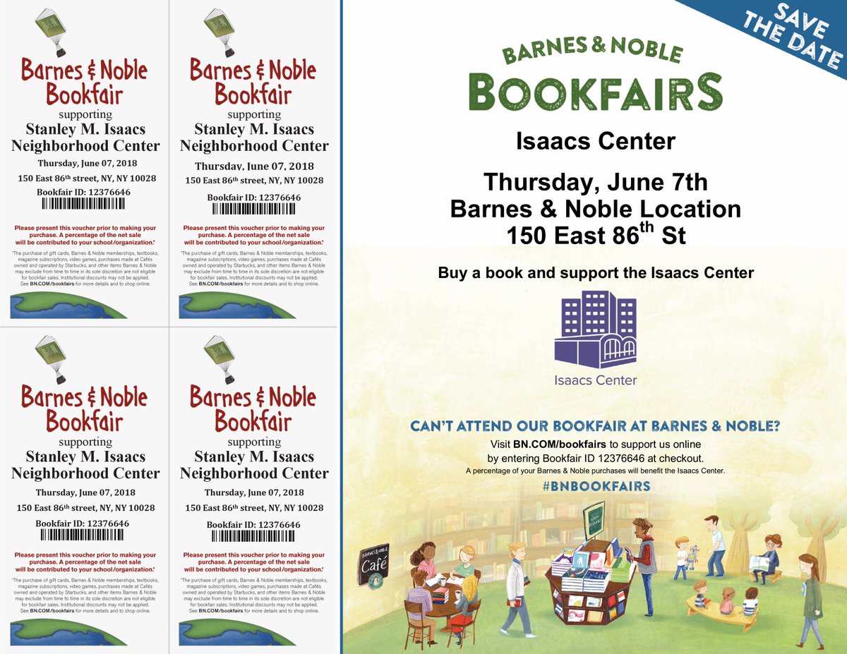 Isaacs Center Nyc On Twitter Shop At Any Barnes Noble In The