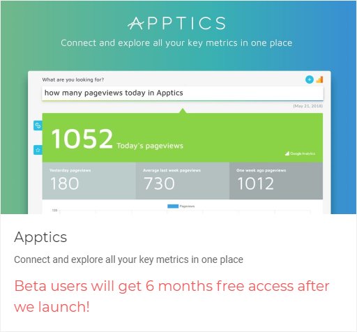 Early birds, get the worm from <a href="/getapptics/">Apptics</a> Connect and explore all your key metrics in one place
getworm.com/campaign/1044
#earlyadopters #lovethyuser #getworm