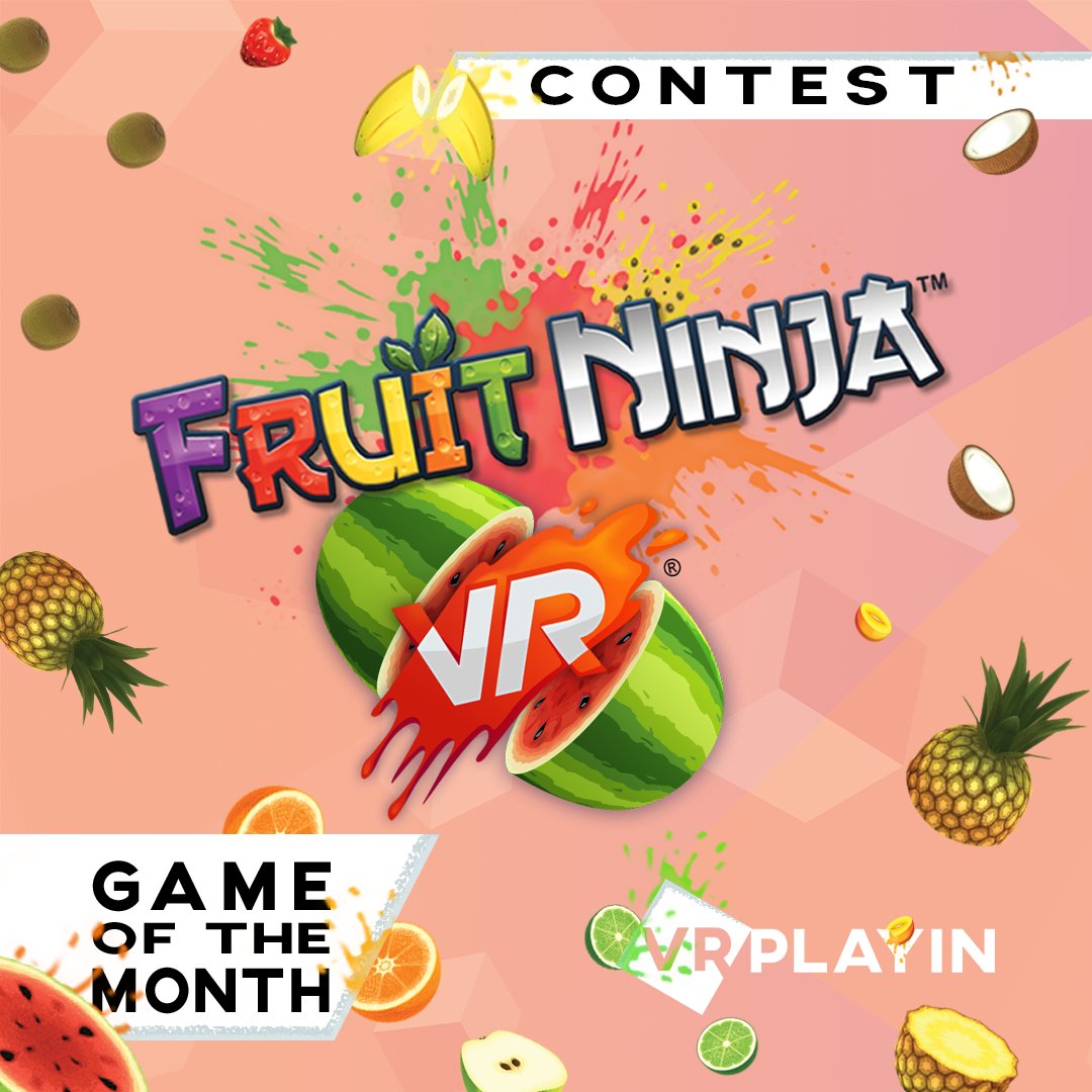 VRPlayin's tweet photo. VRPlayin is excited to announce Fruit Ninja VR as the Game of the Month for June!
Come into VRPlayin and play a FREE round of Arcade Mode for your chance to win VRPlayin Gift Certificates!
#FruitNinja #VR #VirtualReality #TorontoEvents #TorontoVR #the6ix #VRPlayin @Halfbrick https://t.co/SDPS5QJRkX