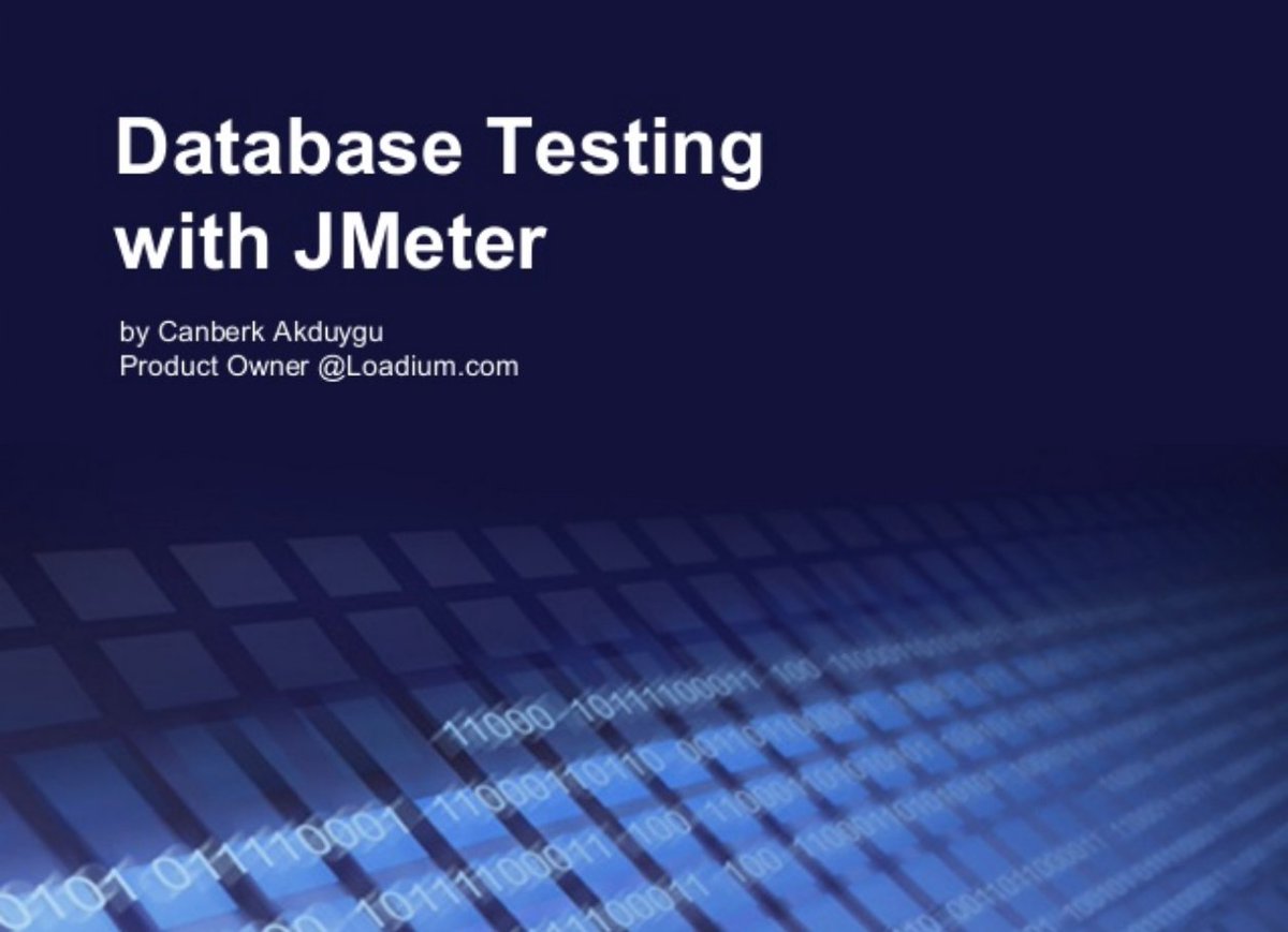 loadiumcom's tweet image. Database Testing with JMeter, a presentation by @CanberkAkduygu Product Owner @loadiumcom
bit.ly/2JjbDRu
#DatabaseTesting #Jmeter #PerformanceTesting #LoadTesting #Loadium