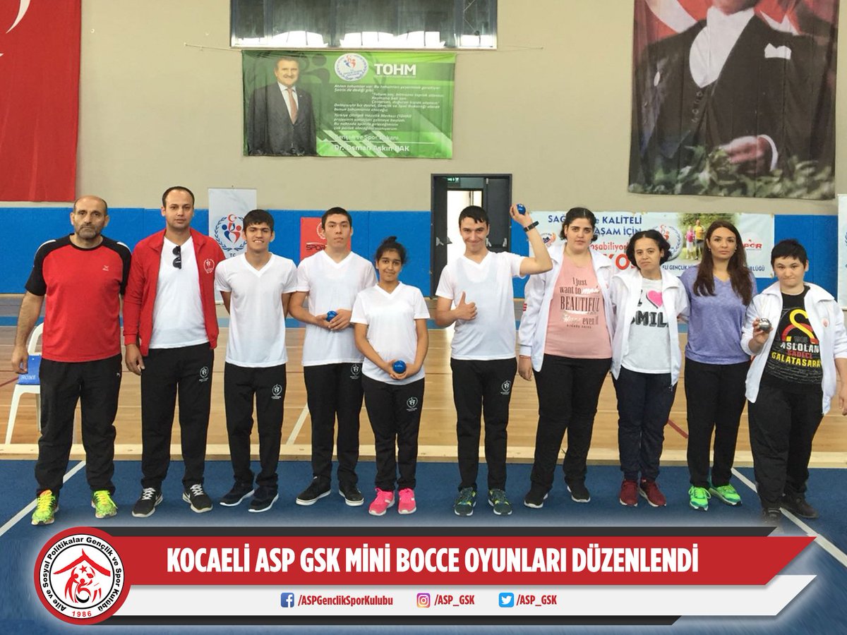 Kocaeli ASP Gençlik ve Spor Kulübü  2018 Mini Bocce Oyunları Tamamlandı.

Fotoğraflar ve haberin detayı için link:
facebook.com/ASPGenclikSpor…

#bocce #aspgsk