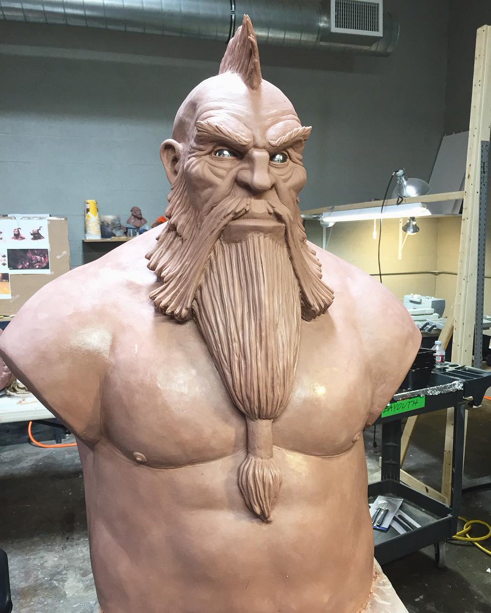 MonsterClayUSA's tweet photo. Monster Clay Sculpt of the Day 5/31/18
📷 (INSTA) benbayouth
Life size monster clay sculpture of 'Gangplank' for #leagueoflegends riftwalk. A fun challenge trying to keep some of the graphic nature of the games design in this sculpture.
#monsterclay #lol #riftwalk #pirate https://t.co/Dq40s4LBsG
