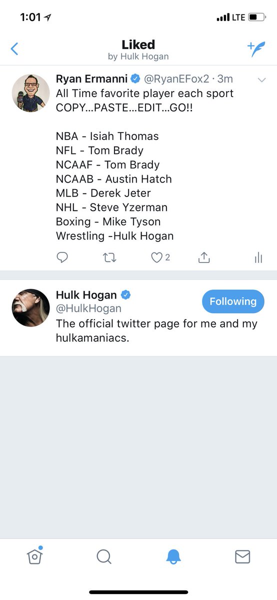 Hulk Hogan on Twitter: thanks 4 the love Twitter