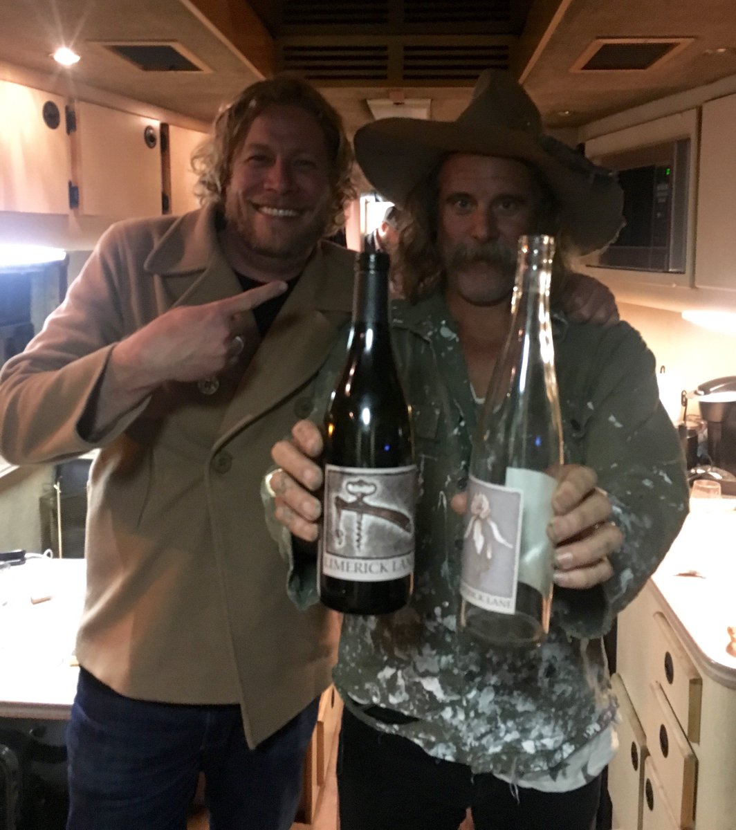 Good times drinking some <a href="/Limerick_Lane/">Limerick Lane</a> in the tour bus with Donovan Frankenreiter (<a href="/dfrankenreiter/">DonavonFrankenreiter</a> ). Great concert and coming back to CA in Jun (Solana Beach, Fullerton, Santa Cruz, San Francisco). <a href="/jakebilbro/">Jake Bilbro</a>