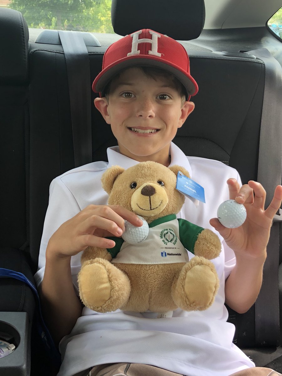 MichelleCrock20's tweet photo. Thanks @wesleybryangolf for making this kid’s day! Good Luck at the Memorial!! #newnumber1fan https://t.co/ZdaeDO8ITq