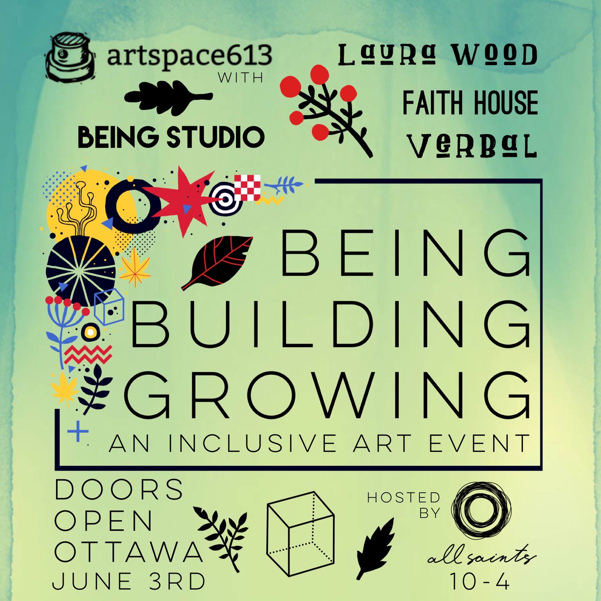 MykaBurke's tweet photo. Thanks @HenryBurris &amp; @CTVOttMornLive for the opportunity to showcase #BeingBuildingGrowing: An Inclusive Art Event happening at @allsaints_ott on June 3rd - for @CHINRadioOttawa - feat. @BeingStudioOtt #Verbal #LauraWood @virginia_dupuis @MixedMediaArts https://t.co/J0GM2mzfMy https://t.co/3j1km7m3fb