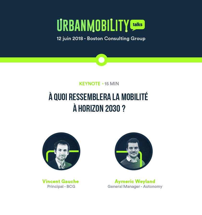 [🌱 #UrbanMobilityDay] 
Rdv. le 12 juin prochain pour une matinale #mobilité chez <a href="/BCGinFrance/">BCGinFrance</a> en partenariat avec <a href="/AUTONOMY/">AUTONOMY</a>, <a href="/bymaddyness/">Maddyness</a> &amp; <a href="/reforestaction/">Reforest'Action</a>.

Ci-dessous le programme complet de la matinale 👇🏼

Il reste encore quelques places : bit.ly/UrbanMobilityD… (1/3)
