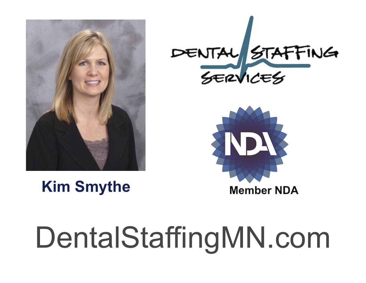 Dental #Staffing Services is an #employment agency: Call 651.442.0949! Kim Smythe's company exclusively serves the employment needs of #dental offices… northerndentalalliance.com/temp-placement #dentalhygienists #dentalemployees #hiring #employment #dentaljobs #dentistry #minnesota