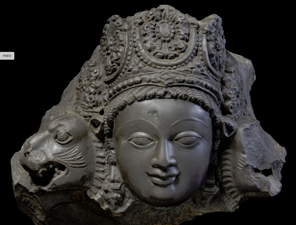 The remnants of an extremely rare 1200 year old Maha Vishnu belonging to Kashmir, destroyed by islamic invaders. Now in illegal possession of a London based private collector, John Eskenazi Ltd. Our own rare heritage kept away from us! This is deceit of the highest order!