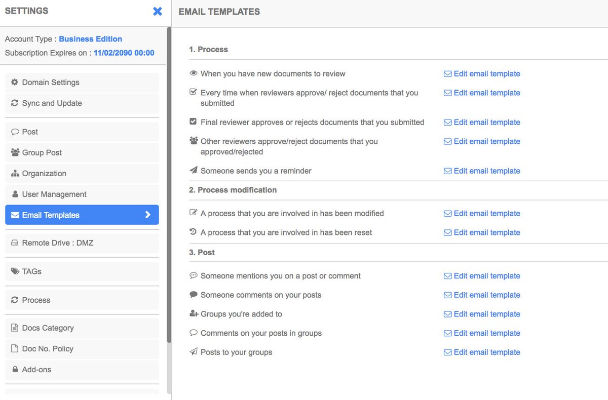 Collavate's tweet image. Collavate had improved the design of notification emails that are sent upon electronic document approval to make it more clean and professional. Read more about it here.  bit.ly/2H3V8mZ #collavate   #emailtemplates  #workflowemail