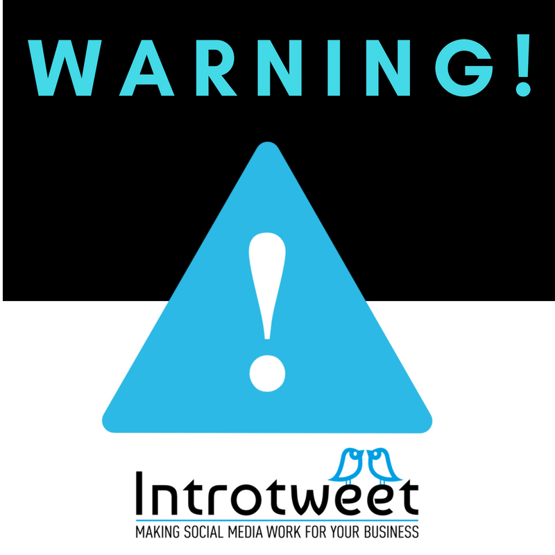 IntrotweetUK's tweet photo. ⚠️⚡FACEBOOK BUSINESS PAGE WARNING!⚡⚠️ We have spent the afternoon trying to help a business fix a BIG problem with their Facebook page. Please share over on @facebook! https://t.co/hs0EoinvTc #IntrotweetTips #FacebookPage #AdminRights #FacebookWarning https://t.co/VGBLFuAQTW