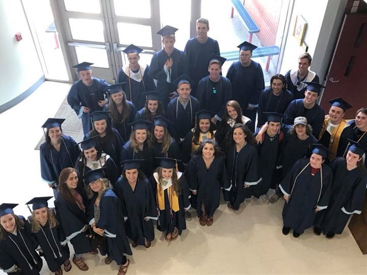 Mrs. Kneeland led former PGS students, soon to be Triton grads, around for one last visit. Good luck class of 2018!