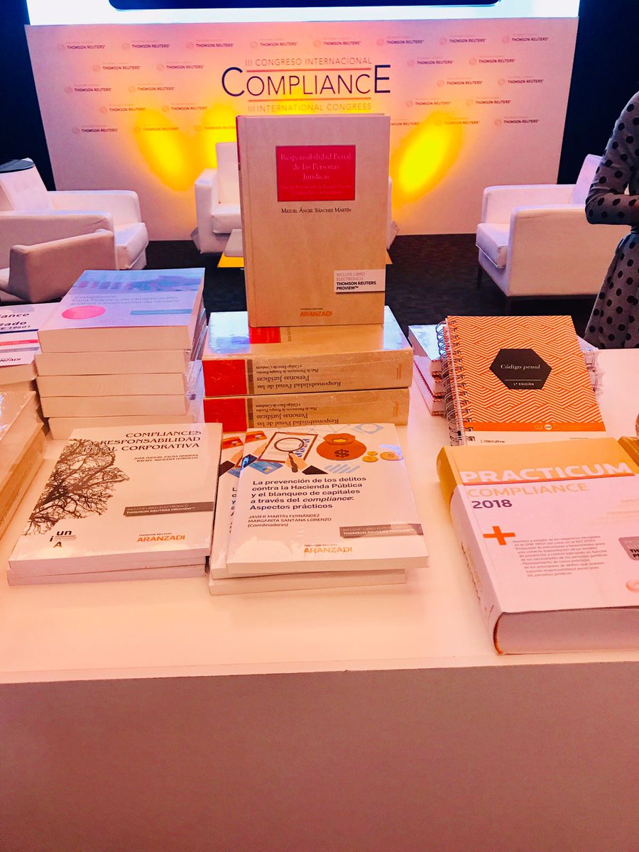 abogadoslex's tweet photo. Presentacion del libro ‘’La prevención de los delitos contra la Hacienda Pública y el blanqueo de capitales a través del Compliance: aspectos prácticos ‘’hoy en el III Congreso Internacional de Compliance, del que es coordinadora Margarita Santana. https://t.co/64YkoV9wLR