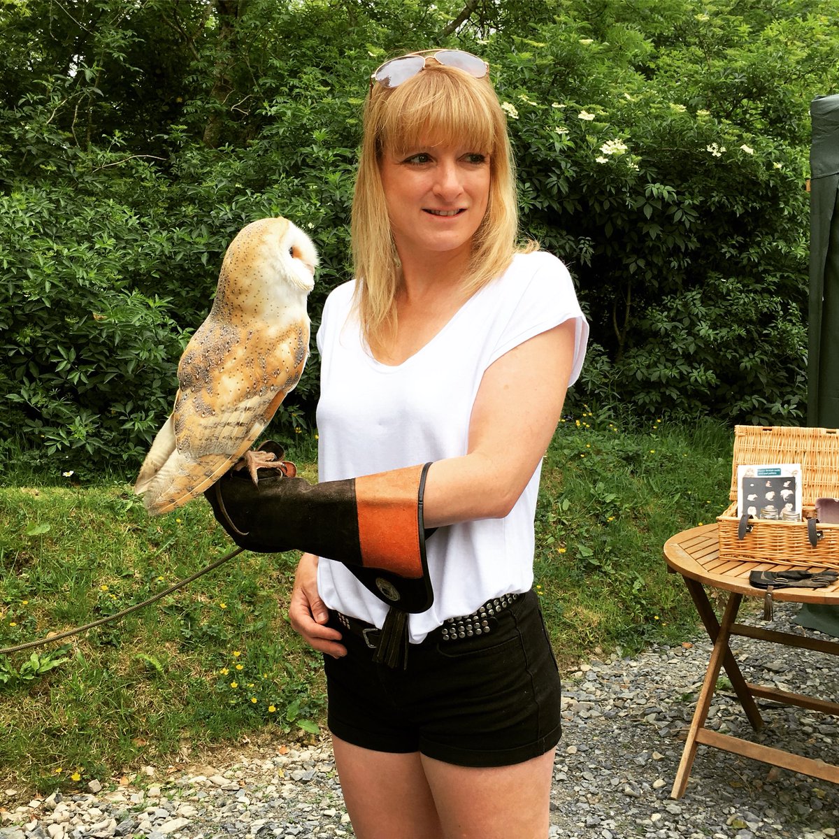LucaMaxiMorgan's tweet photo. Thank you for the most amazing experience @NQBOPWales Made our holiday so special. Would recommend so much! Such lovely people but of course the Owls were the stars of the day!! #Wales @visitceredigion https://t.co/B6CfOIknuV