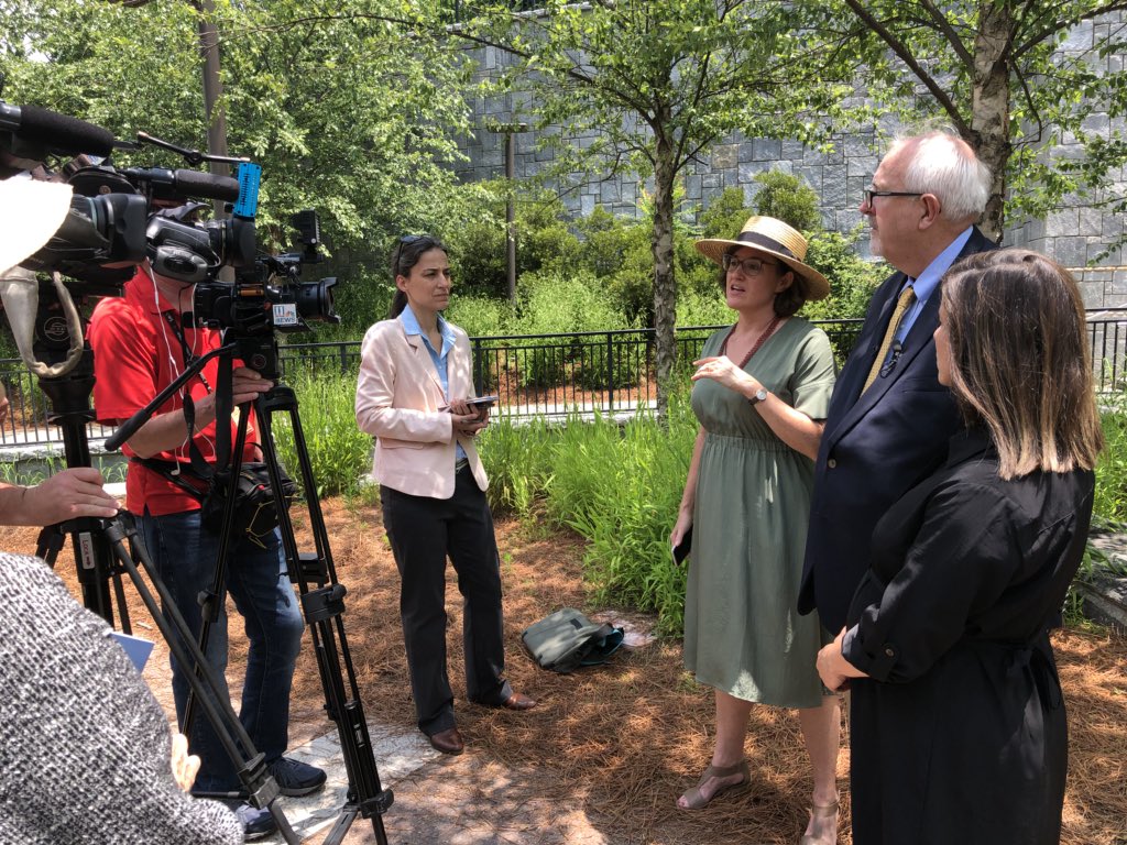 With federal flood disaster funds prioritized around prevention and mitigation, more cities can do what #ATL did w/4th Ward Park -> infrastructure that doubles as a community catalyst @WCraigFugate @pewtrusts @ATLWatershed @lbodss  #floodready