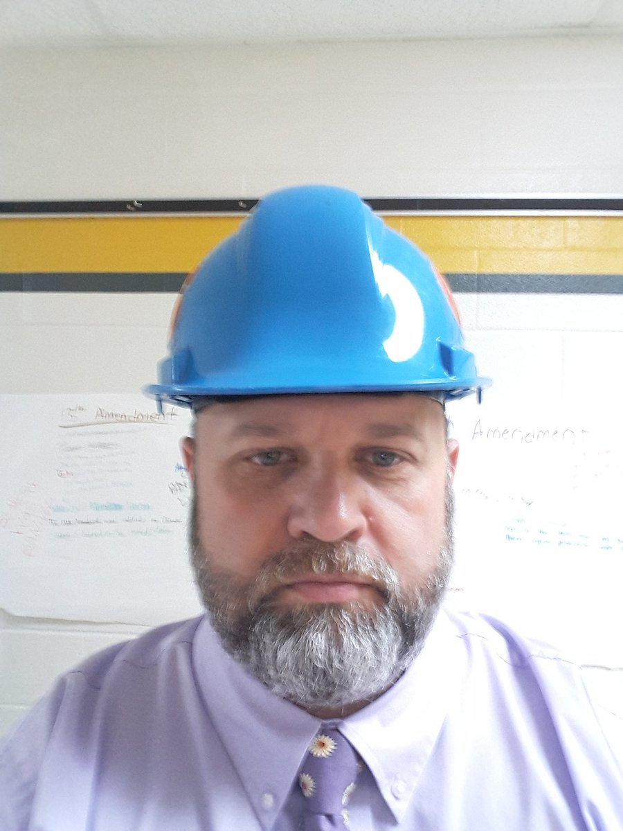 JimHilterbrand's tweet photo. My Cavs hard hat for Reconstruction=Love and Luck! #flmshornets #whateveritakes #chase100 #relentless https://t.co/3VzNseNyJd
